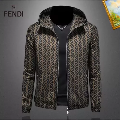 Fendi Jackets Long Sleeved For Men #1369092 $82.00 USD, Wholesale Replica Fendi Jackets