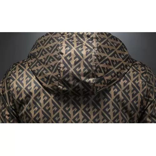 Replica Fendi Jackets Long Sleeved For Men #1369092 $82.00 USD for Wholesale