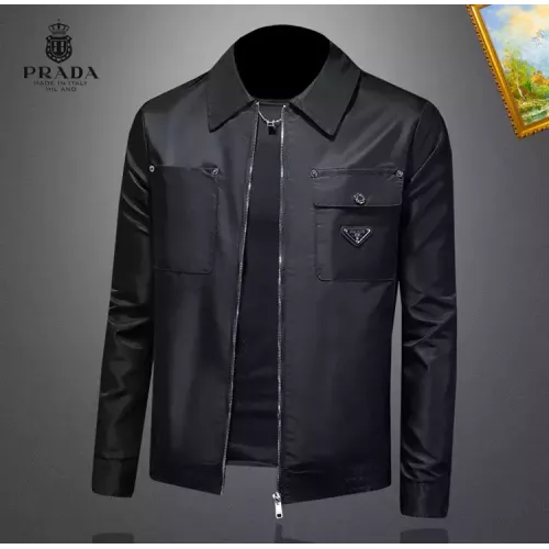 Replica Prada Jackets Long Sleeved For Men #1369093 $82.00 USD for Wholesale