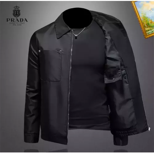 Replica Prada Jackets Long Sleeved For Men #1369093 $82.00 USD for Wholesale