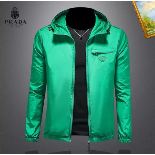 Prada Jackets Long Sleeved For Men #1369112 $82.00 USD, Wholesale Replica Prada Jackets