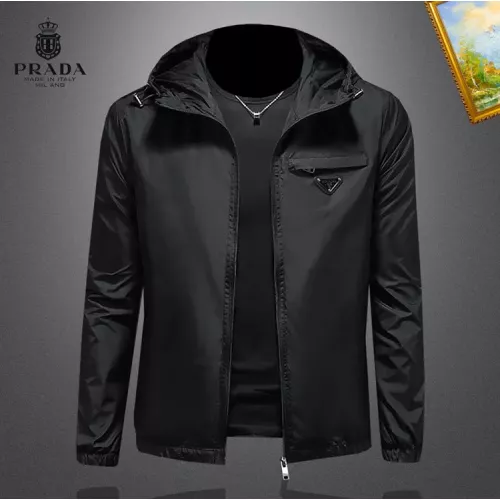 Prada Jackets Long Sleeved For Men #1369113