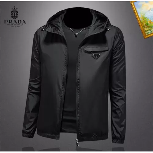 Replica Prada Jackets Long Sleeved For Men #1369113 $82.00 USD for Wholesale