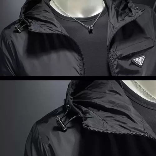 Replica Prada Jackets Long Sleeved For Men #1369113 $82.00 USD for Wholesale