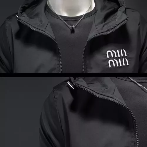 Replica MIU MIU Jackets Long Sleeved For Men #1369120 $82.00 USD for Wholesale