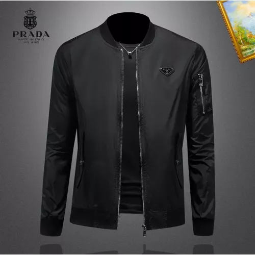 Prada Jackets Long Sleeved For Men #1369131 $82.00 USD, Wholesale Replica Prada Jackets