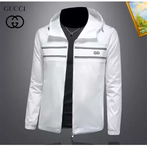 Replica Gucci Jackets Long Sleeved For Men #1369133 $82.00 USD for Wholesale