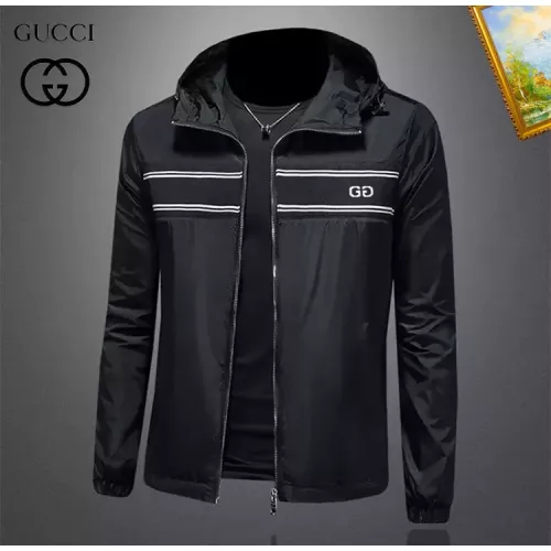 Replica Gucci Jackets Long Sleeved For Men #1369136 $82.00 USD for Wholesale