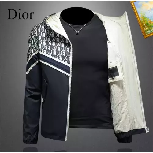 Replica Christian Dior Jackets Long Sleeved For Men #1369138 $82.00 USD for Wholesale