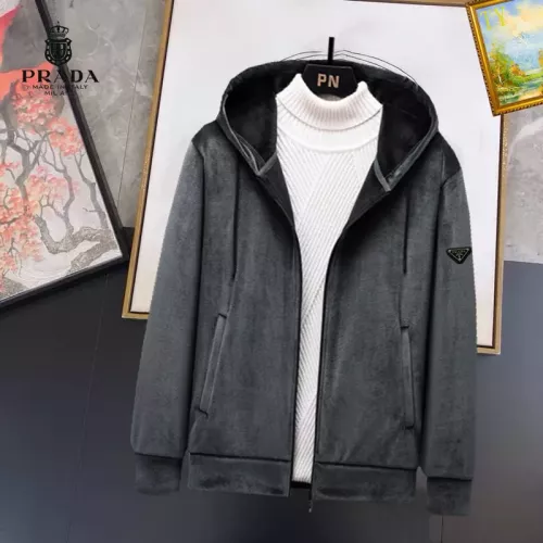 Prada Jackets Long Sleeved For Men #1369208 $48.00 USD, Wholesale Replica Prada Jackets