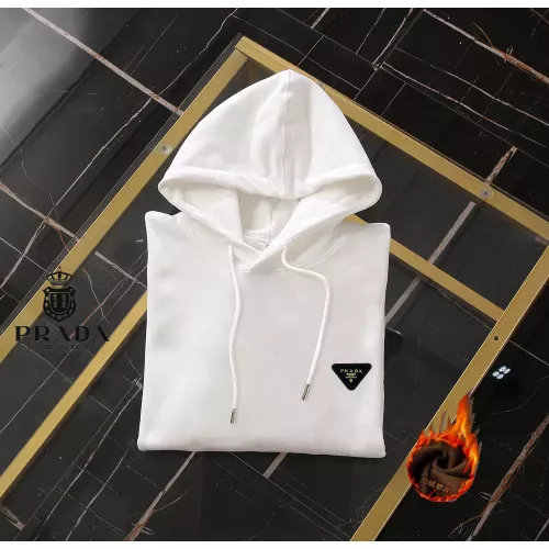 Replica Prada Hoodies Long Sleeved For Men #1369452 $45.00 USD for Wholesale