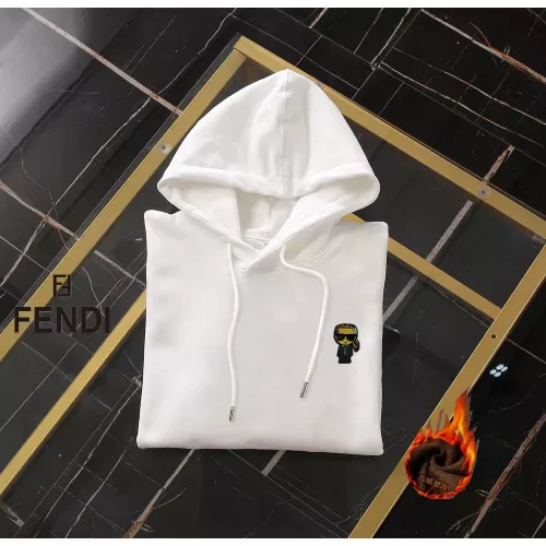 Replica Fendi Hoodies Long Sleeved For Men #1369472 $45.00 USD for Wholesale