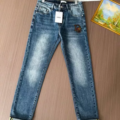 Replica Christian Dior Jeans For Men #1369552 $48.00 USD for Wholesale