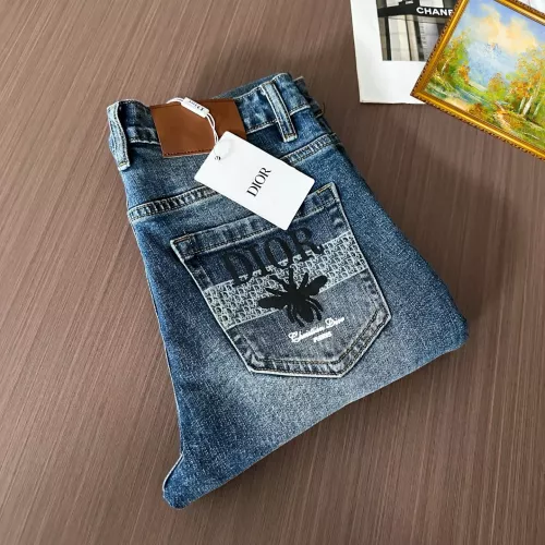 Replica Christian Dior Jeans For Men #1369552 $48.00 USD for Wholesale
