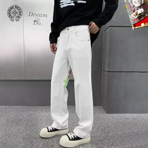 Replica Chrome Hearts Jeans For Men #1369608 $48.00 USD for Wholesale