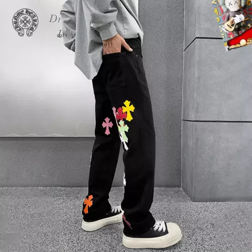 Replica Chrome Hearts Jeans For Men #1369609 $48.00 USD for Wholesale