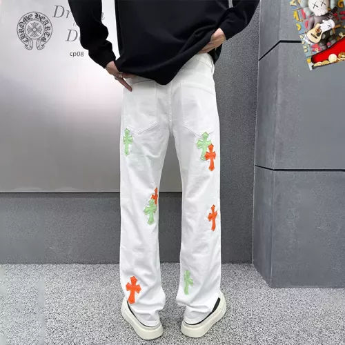 Replica Chrome Hearts Jeans For Men #1369617 $48.00 USD for Wholesale