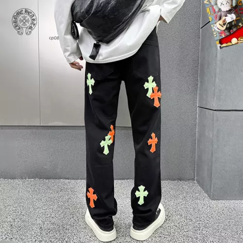 Replica Chrome Hearts Jeans For Men #1369618 $48.00 USD for Wholesale