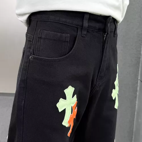 Replica Chrome Hearts Jeans For Men #1369618 $48.00 USD for Wholesale