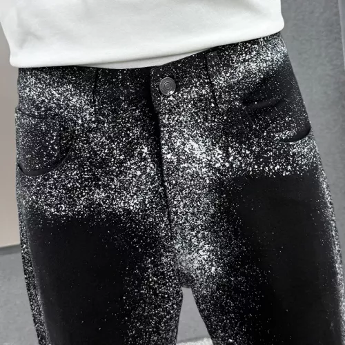 Replica Balmain Jeans For Men #1369620 $48.00 USD for Wholesale