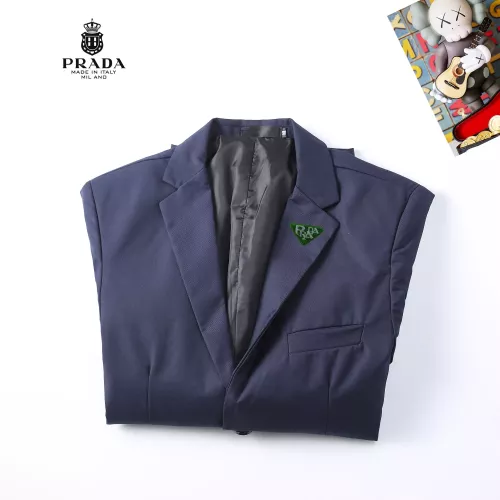 Replica Prada Tracksuits Long Sleeved For Men #1369663 $92.00 USD for Wholesale