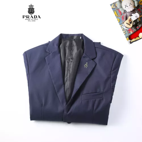 Replica Prada Tracksuits Long Sleeved For Men #1369672 $92.00 USD for Wholesale