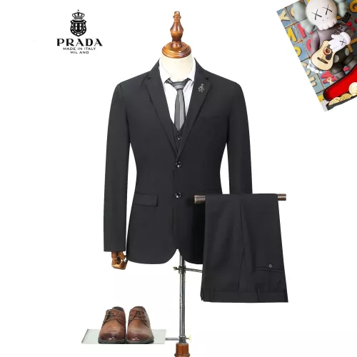 Prada Tracksuits Long Sleeved For Men #1369673 $92.00 USD, Wholesale Replica Prada Tracksuits