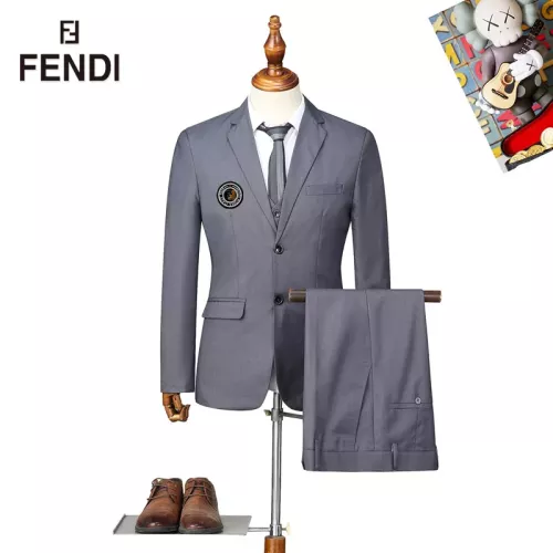 Fendi Tracksuits Long Sleeved For Men #1369704 $92.00 USD, Wholesale Replica Fendi Tracksuits