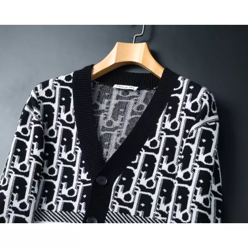 Replica Christian Dior Sweaters Long Sleeved For Men #1369731 $60.00 USD for Wholesale