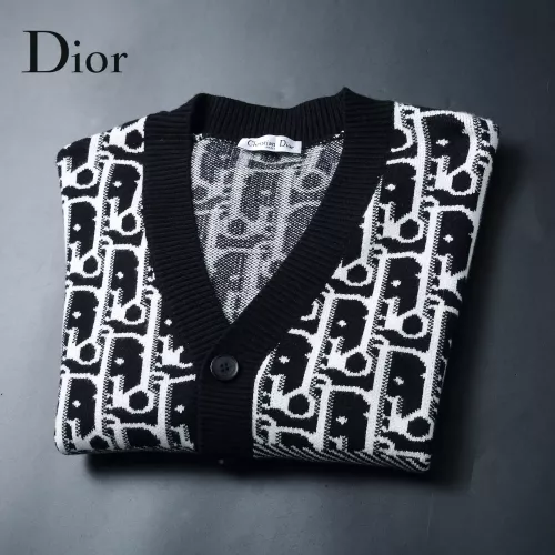 Replica Christian Dior Sweaters Long Sleeved For Men #1369731 $60.00 USD for Wholesale