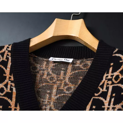 Replica Christian Dior Sweaters Long Sleeved For Men #1369732 $60.00 USD for Wholesale