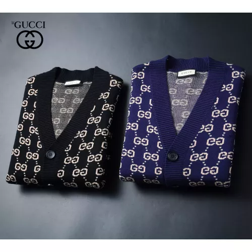 Replica Gucci Sweaters Long Sleeved For Men #1369734 $60.00 USD for Wholesale
