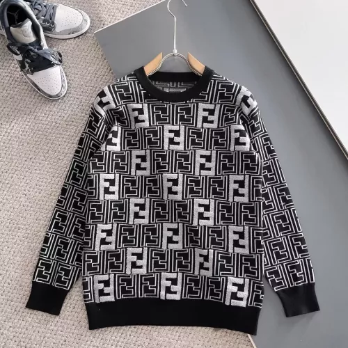 Fendi Sweaters Long Sleeved For Men #1369756 $56.00 USD, Wholesale Replica Fendi Sweaters