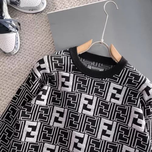 Replica Fendi Sweaters Long Sleeved For Men #1369756 $56.00 USD for Wholesale