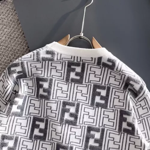 Replica Fendi Sweaters Long Sleeved For Men #1369758 $56.00 USD for Wholesale