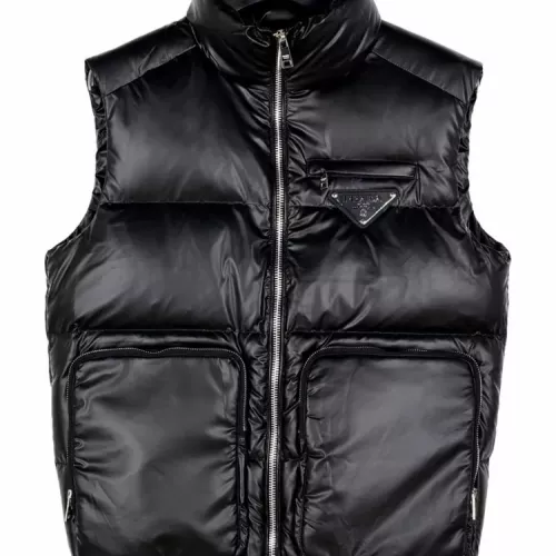 Prada Down Feather Coat Sleeveless For Unisex #1369788 $135.00 USD, Wholesale Replica Prada Down Feather Coat