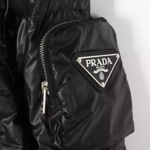 Replica Prada Down Feather Coat Long Sleeved For Unisex #1369790 $180.00 USD for Wholesale