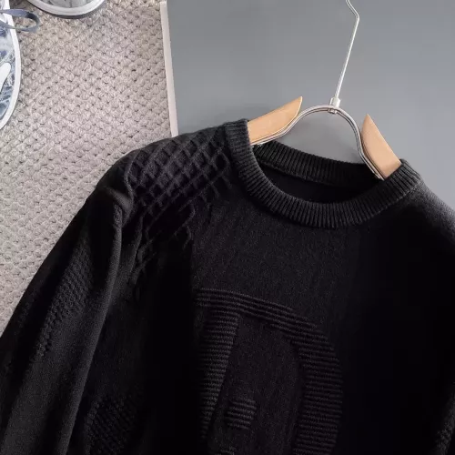 Replica Christian Dior Sweaters Long Sleeved For Men #1369794 $56.00 USD for Wholesale