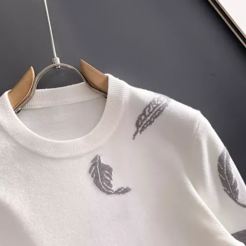 Replica Thom Browne TB Sweaters Long Sleeved For Men #1369807 $56.00 USD for Wholesale