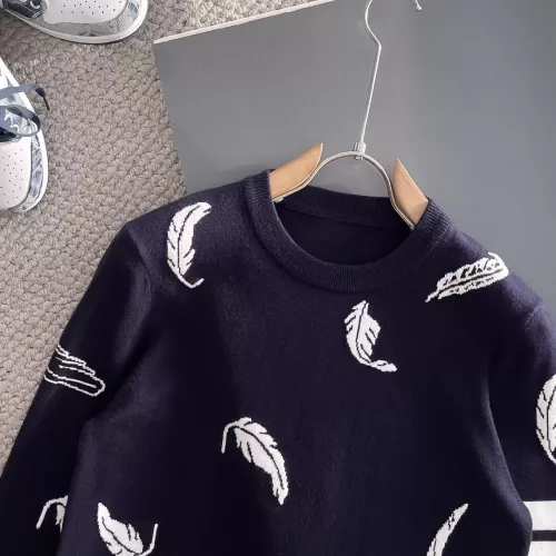 Replica Thom Browne TB Sweaters Long Sleeved For Men #1369812 $56.00 USD for Wholesale