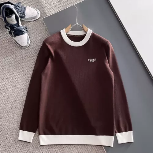 Fendi Sweaters Long Sleeved For Men #1369813 $56.00 USD, Wholesale Replica Fendi Sweaters