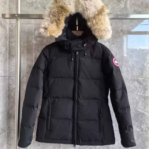 Canada Goose Down Feather Coat Long Sleeved For Women #1369817 $205.00 USD, Wholesale Replica Canada Goose Down Feather Coat