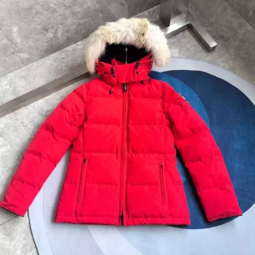 Replica Canada Goose Down Feather Coat Long Sleeved For Women #1369820 $205.00 USD for Wholesale