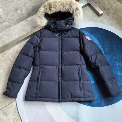 Replica Canada Goose Down Feather Coat Long Sleeved For Women #1369823 $205.00 USD for Wholesale