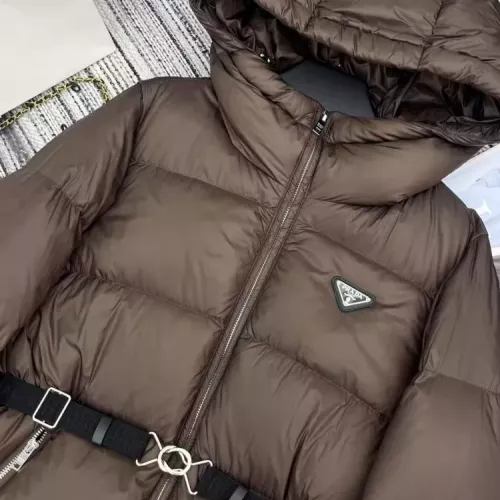 Replica Prada Down Feather Coat Long Sleeved For Women #1369834 $230.00 USD for Wholesale