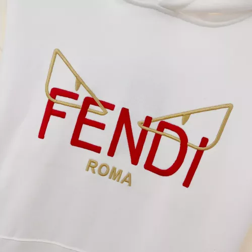 Replica Fendi Hoodies Long Sleeved For Unisex #1369978 $56.00 USD for Wholesale