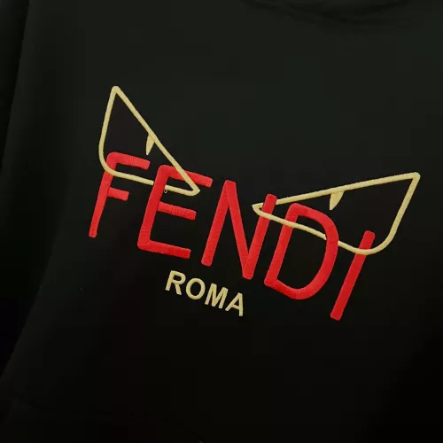 Replica Fendi Hoodies Long Sleeved For Unisex #1369979 $56.00 USD for Wholesale