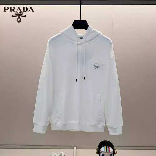 Prada Hoodies Long Sleeved For Unisex #1370001 $56.00 USD, Wholesale Replica Prada Hoodies