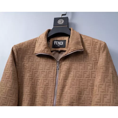 Replica Fendi Jackets Long Sleeved For Men #1370072 $45.00 USD for Wholesale
