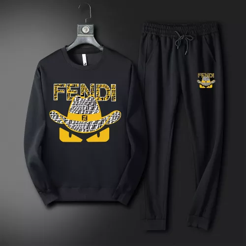 Fendi Tracksuits Long Sleeved For Men #1370125 $72.00 USD, Wholesale Replica Fendi Tracksuits